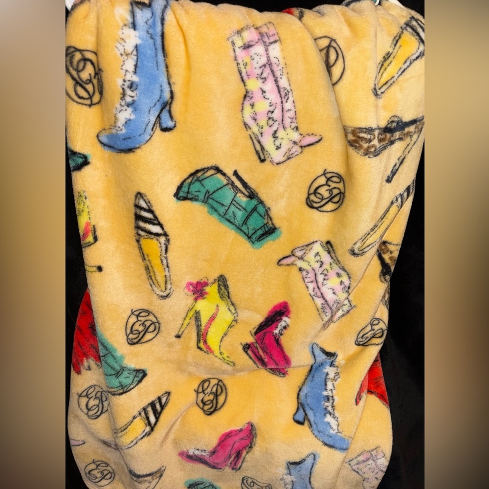 Netflix’s Emily in Paris Yellow Plush Throw Blanket